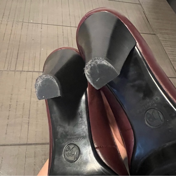 Blondo Canada leather burgundy Aquaprotect Leather Pumps  Womens Size US 8.5 - Picture 9 of 13